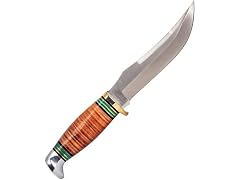 Remington R15722: Stacked Leather 10" Fixed Blade (Open Box)