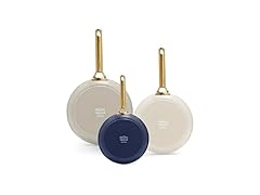 GreenPan 3 Piece Ceramic Cookware Set