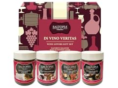 (4pk) Wine Lovers Infused Sea Salts Gift Set