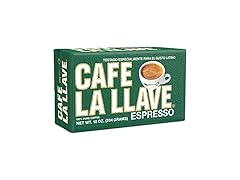 Cafe La Llave Dark Roast Ground Espresso Coffe, 10 oz