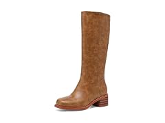 JOKACEAR Women's Knee High Boots Square
