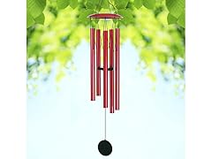 Small 32" Wind Chime - Red