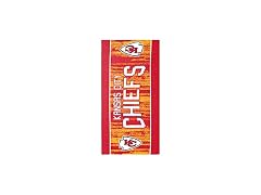 KANSAS CITY CHIEFS NFL Logo Beach Towel