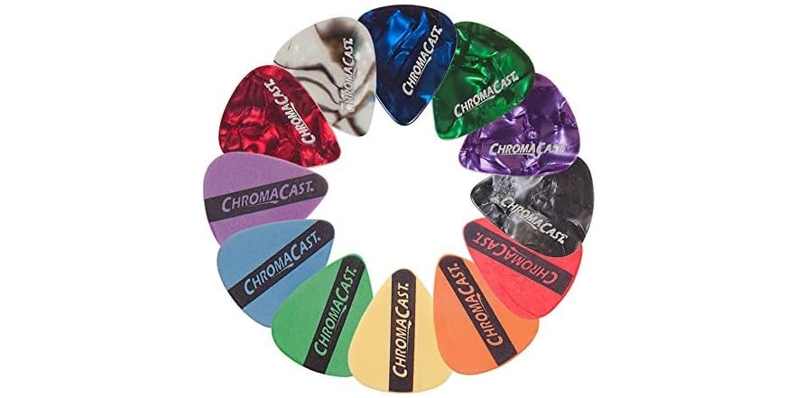 (12 PACK) ChromaCast Sampler Guitar Picks