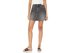 The Drop Denim Mini Skirt (3X)