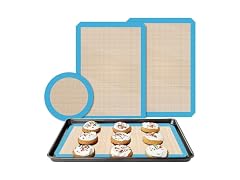 UBeesize 3 Pack Silicone Baking Mats,