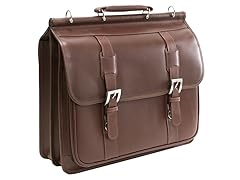 Siamod SIGNORINI Pull-Up Leather Laptop Bag