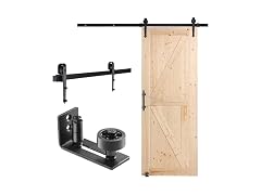 Barn Door and Hardware Kit, 30" x 84" Wood