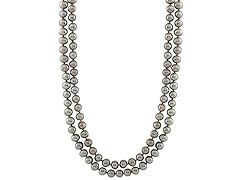 Endless Grey Pearl Necklace