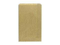 RJ Displays Brown Kraft Paper Bags