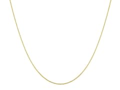 Unisex 10K Gold Cuban Chain Necklace