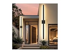 BesLowe 2-Pack 46.88" LED Outdoor Wall Lights
