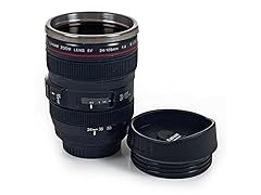 Whetstone  Camera Lens Coffee Mug with Lid