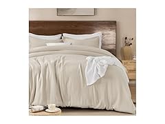 Natural Color Queen Cotton Comforter Set