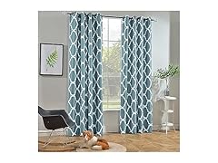 Melodieux Teal Blackout Curtain 52"x96"