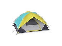 Zyerch 6 Person Camping Tent Yellow