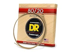 DR Strings Hi-Beam 80/20 Brass Acoustic Strings