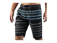 Kanu Men's Black Swim Trunk