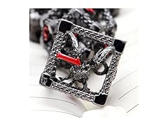 Haxtec Hollow Metal DND Dice Set