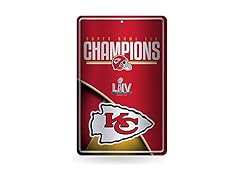 CHIEFS Super Bowl Champions Metal Sign