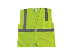 Materro U-Block Vest, Class2 Yellow/Grn, M