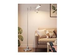 Bairth Brushed Nickel Reading Floor Lamp