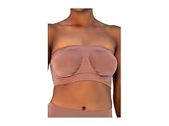 Rhonda Shear Women's Mocha Bandeau Bra (M)