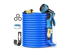 50-75ft Expandable Garden Hose with Nozzle