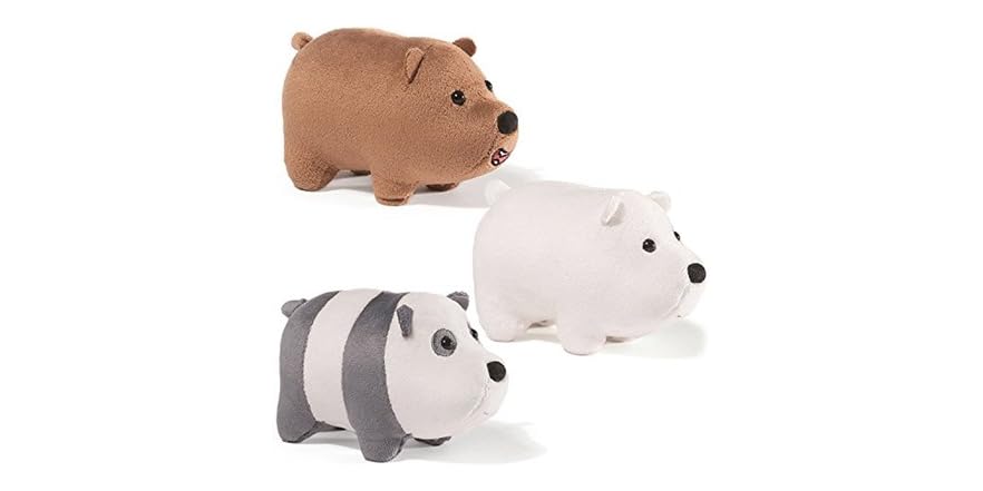 we bare bears magnet plush
