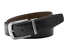 Brushed Gunmetal Belt - Smooth Black