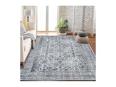 GarveeHome Washable Rug 5x7 Boho Grey