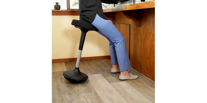 Squekey Rotating Stool Uncaged Ergonomics Round Wobble Stool