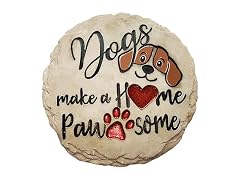 Spoontiques Garden Décor Dogs Make a Home Pawsome Stepping Stone
