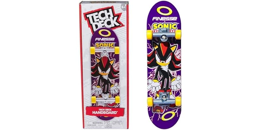 TECH DECK, Finesse X Sonic The Hedgehog Handboard