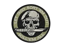 lkLiovaha Wearing Beret and Mouth Holding a Knife Skull