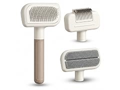 3-in-1 Pet Grooming Brush Kit