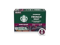 10Ct Starbucks K-Cup Coffee Pods, Dark Roast