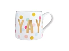 Coffee Mug, 20-Ounce, White Yay