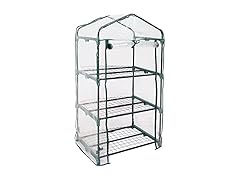Sunnydaze Outdoor Portable 3-Tier Mini Greenhouse