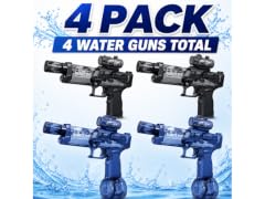 Electric Water Gun w/ LED Lights 4-Pack