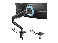 ARES WING 17" to 40" Black Heavy Duty Monitor Arm