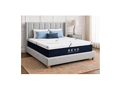 REVO 12 Inch Gel Memory Foam Mattress, King, Medium