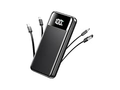 OHOVIV 50000mAh Power Bank with Built In Cables