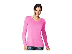 Hanes Women (XL) O9309 Shirt Fresh Berry Heather