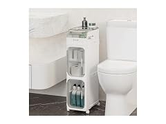 BINSIO Slim Bathroom Storage Cabinet