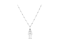 Alex and Ani Skeleton Necklace, Shiny Silver