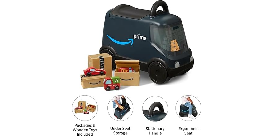 Rocket Ride Blue Amazon Radio Flyer Amazon Ride On Delivery Van