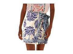 Talakeno Summer Floral Wrap Skirt