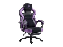 Dowinx Big and Tall Gaming Chair, Dark Purple