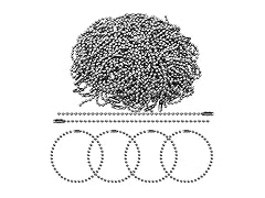 BronaGrand 100 Pieces Ball Bead Chains